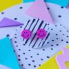 Brinco Mini Smiley (Par)
